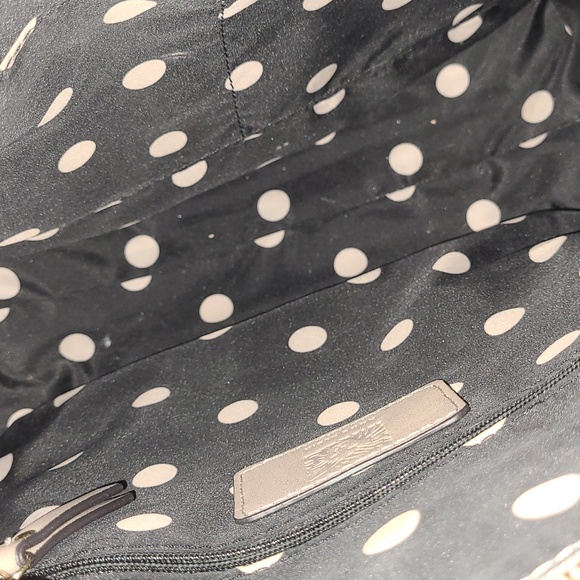 Anne Klein Brown and Gold Textured Satchel - Picture 7 of 9